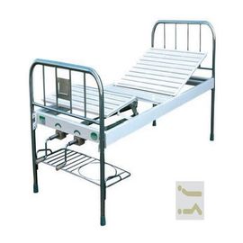 Mua Chất lượng cao Bình thường Kim loại Đơn giản Hướng dẫn sử dụng Giường bệnh viện với Giường thép Crank CE ISO được phê duyệt sản xuất trực tuyến