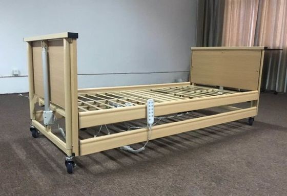 Mua Nội thất y tế 5 chức năng ICU 820MM Giường bệnh viện điện bằng gỗ sản xuất trực tuyến