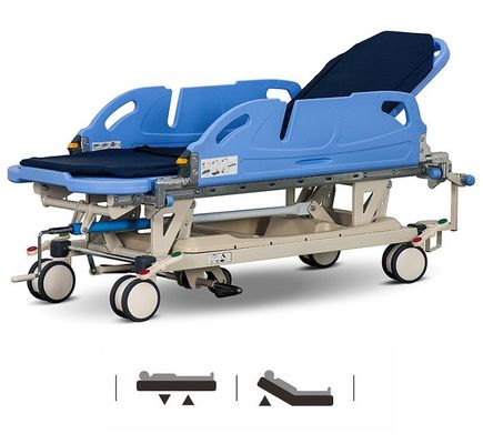 Mua Chuyển bệnh nhân khẩn cấp Xe chuyển hàngR quay bên ray Bánh xe trung tâm 150mm Băng chuyển bệnh nhân sản xuất trực tuyến