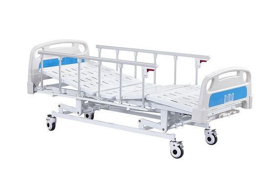 Mua Bánh xe sang trọng Đa chức năng CE ISO 680mm 3 Tay quay Giường bệnh viện bằng tay sản xuất trực tuyến
