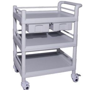 Mua Điều dưỡng ép phun ABS Hai lớp Xe đẩy dụng cụ bệnh viện 923mm sản xuất trực tuyến