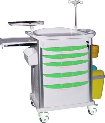 Mua Hợp kim nhôm 70mm 4 xe đẩy y tế có ngăn kéo sản xuất trực tuyến