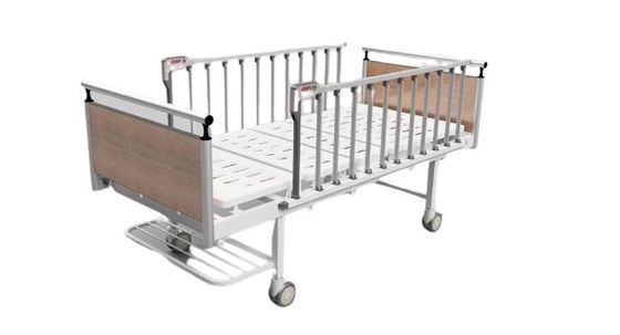 Mua Bánh xe sang trọng Thanh ray bên nhôm 490mm 2 tay quay Giường điều dưỡng bằng tay sản xuất trực tuyến