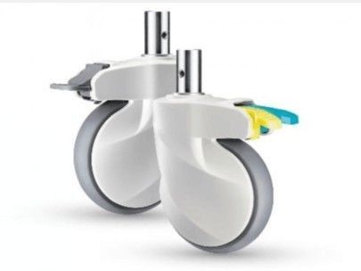 Mua Giường y tế 5 inch mới Bánh xe điều khiển trung tâm Đường kính bánh xe 28 Bánh xe có phanh sản xuất trực tuyến