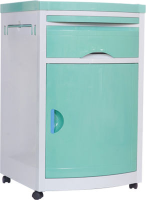 Mua 48X48X76cm Bệnh viện màu trắng Tủ bàn giường ABS với bánh xe sản xuất trực tuyến