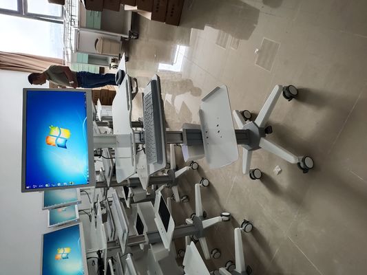 Mua Có thể điều chỉnh độ cao Bàn làm việc Máy tính Xe đẩy Xe đẩy di chuyển tích hợp sản xuất trực tuyến