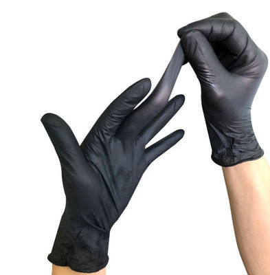 Mua Găng tay y tế nitrile không vô trùng Găng tay nitrile đen dùng một lần sản xuất trực tuyến