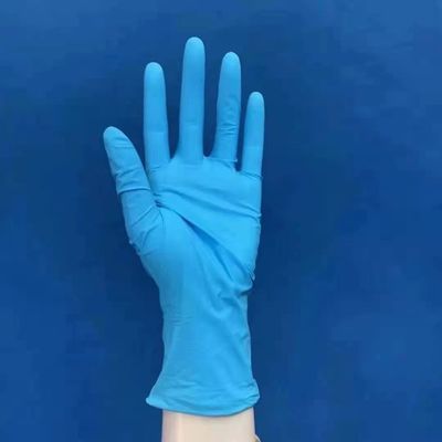 Mua Găng tay dùng một lần chất liệu nitrile màu xanh lam dành riêng cho bệnh viện ba kích cỡ sản xuất trực tuyến