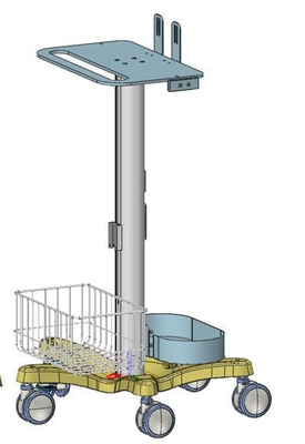 Mua Giám sát xe đẩy y tế di động bằng vật liệu nhôm trắng trong bệnh viện sản xuất trực tuyến