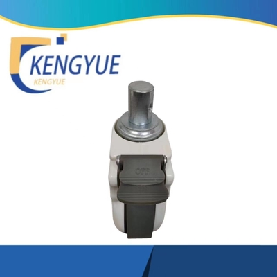 Bánh xe đẩy tay 5 inch với phanh bệnh viện y tế Màu trắng