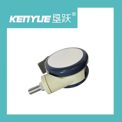 Xe đẩy vật liệu TPR màu trắng 3 inch Bệnh viện Sử dụng y tế