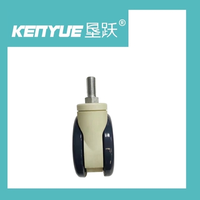 Xe đẩy vật liệu TPR màu trắng 3 inch Bệnh viện Sử dụng y tế
