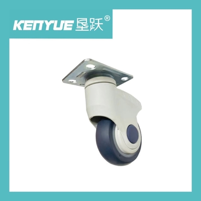 Bệnh viện nhựa di động xoay CE TPR Bánh xe đúc y tế có phanh