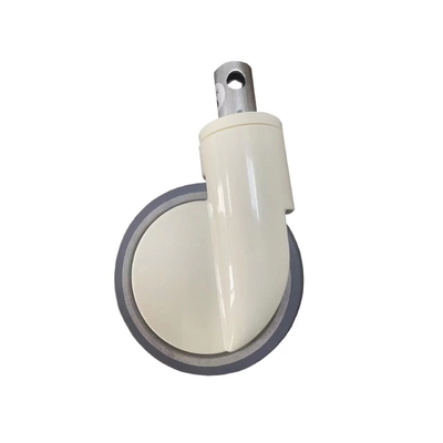Bánh xe điều khiển trung tâm màu trắng Thiết bị y tế 6 inch đơn