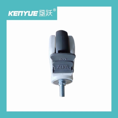 Vật liệu TPR màu trắng của bệnh viện Phụ kiện giường bệnh viện 5 inch