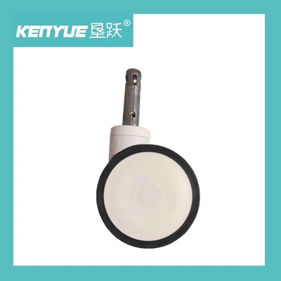 5 inch kiểm soát trung tâm giường bệnh viện bánh nướng y tế chuyên dụng màu trắng