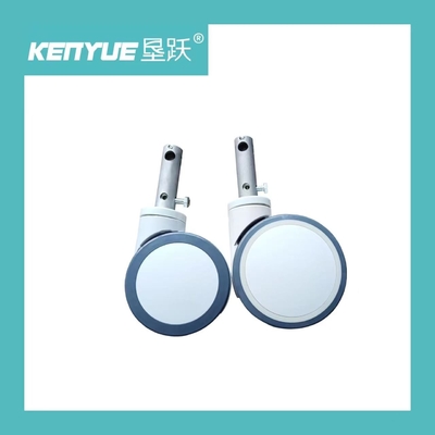 Bệnh viện kiểm soát trung tâm bánh xe y tế Bánh xe 6 inch Lõi bánh xe màu xám