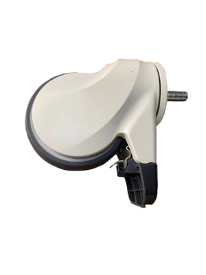 5 inch 100mm Thân ren phù hợp Bánh xe Y tế ABS TPR