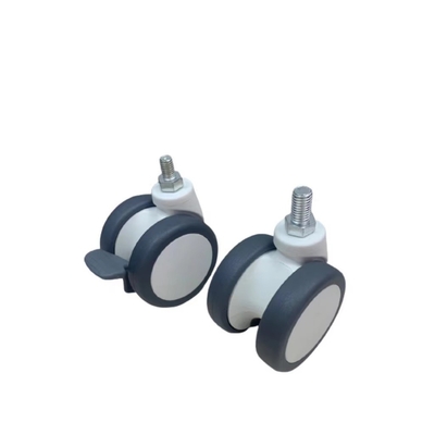 Bánh xe đẩy hàng y tế đa năng 65MM có ren xoay kép 3 inch