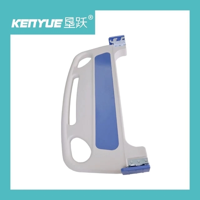 Vật liệu PP đầu giường đúc thổi màu xanh và chân giường cho giường bệnh