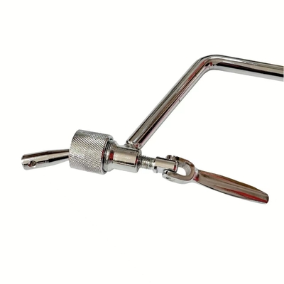 Bộ phận giường bệnh viện phụ sản Giá đỡ chân Vật liệu mạ Màu hồng