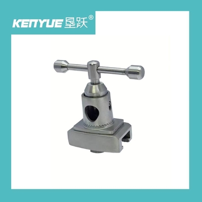 Vật liệu kim loại bạc Phụ kiện bàn điều hành Thanh trượt bằng thép không gỉ