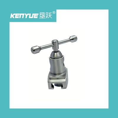 Vật liệu kim loại bạc Phụ kiện bàn điều hành Thanh trượt bằng thép không gỉ