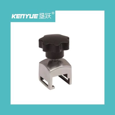 Giường hộ sinh bệnh viện màu đen thanh trượt vuông có phích cắm bằng thép không gỉ