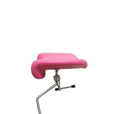 Giá đỡ chân sản khoa bằng thép không gỉ bằng kim loại PU màu đen cho giường bệnh viện