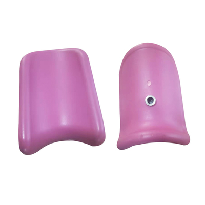 Giường phụ sản Bệnh viện Bọt xốp PU Chỗ để chân Màu hồng Phụ kiện giường giao hàng