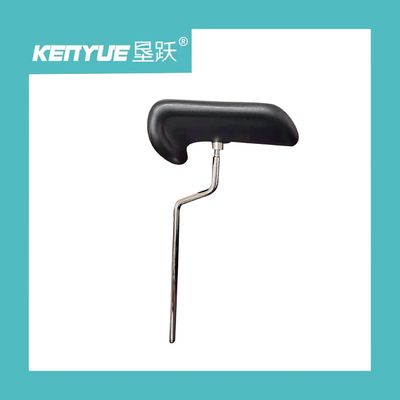 Các bộ phận của ghế phụ khoa Chất liệu kim loại PU màu đen cho bàn giường phụ khoa