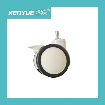Vật liệu TPR Bánh xe bệnh viện 4/5 inch Bánh xe nội thất cho giường y tế