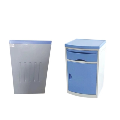 Bệnh viện có thể di chuyển ABS Bàn đầu giường y tế Tủ ngăn kéo với bốn bánh xe