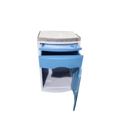 Vật liệu ABS cụ thể của bệnh viện Tủ đầu giường màu xanh Tủ đầu giường