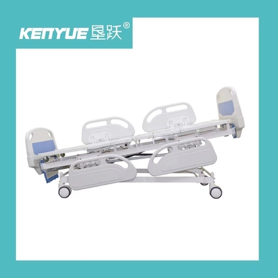 Giường bệnh bằng tay bốn lắc cho giường bệnh viện màu xanh