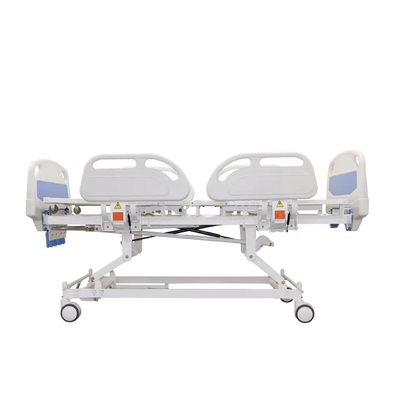 Giường bệnh bằng tay bốn lắc cho giường bệnh viện màu xanh