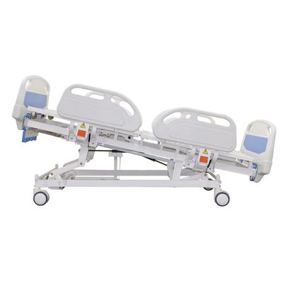 Giường bệnh bằng tay bốn lắc cho giường bệnh viện màu xanh