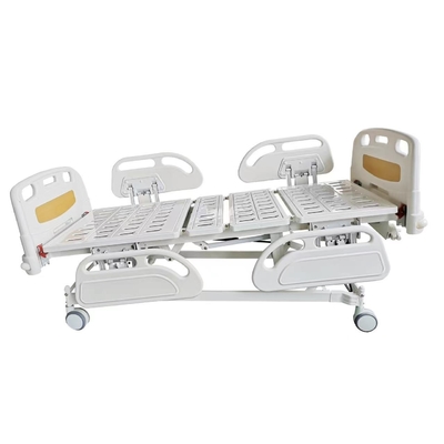 Giường điều dưỡng điện hai chức năng có thể điều chỉnh màu trắng cho bệnh viện