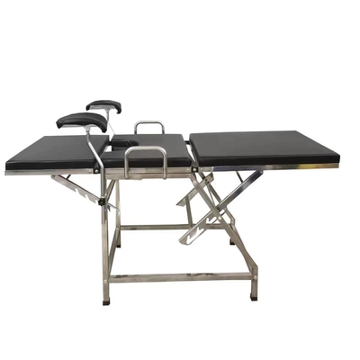 Giường giao hàng bệnh viện bằng thép không gỉ 304 Giường khám phụ khoa đơn giản