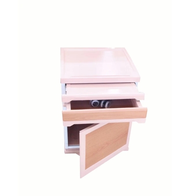 Vật liệu ABS cột thép đầu giường bàn hai màu bệnh viện chuyên dụng