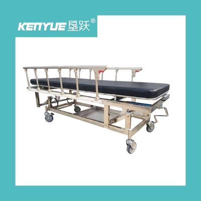 Xe đẩy xe cấp cứu khẩn cấp bằng tay bằng thép không gỉ có thể điều chỉnh độ cao