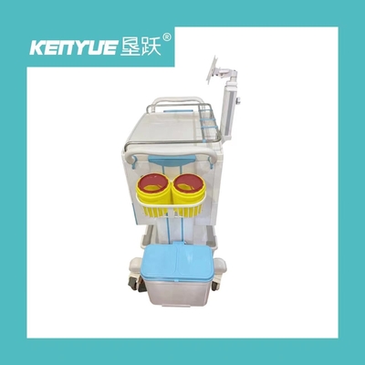 Xe đẩy điều trị y tế khẩn cấp Xe đẩy thuốc với các bộ phận tùy chọn
