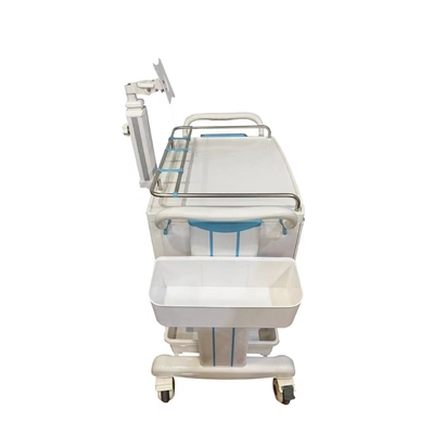 Xe đẩy điều trị y tế khẩn cấp Xe đẩy thuốc với các bộ phận tùy chọn