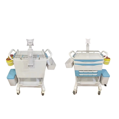 Xe đẩy điều trị y tế khẩn cấp Xe đẩy thuốc với các bộ phận tùy chọn