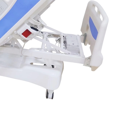 Nội thất bệnh viện Giường điều dưỡng điện Blue Năm chức năng có thể điều chỉnh