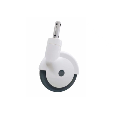 Bánh xe đặc biệt màu trắng 8 inch màu trắng cho xe điều trị bệnh viện