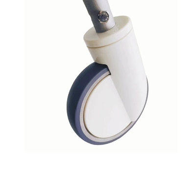Phanh điều khiển trung tâm Bánh xe y tế Nội thất bệnh viện Chất liệu TPR PU