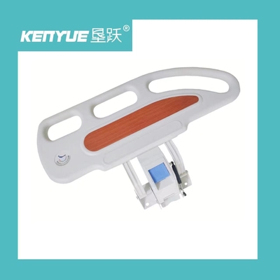 PP vật liệu bệnh viện bảo vệ đường ray màu nâu với góc hiển thị