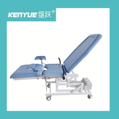 Bule Color Electric 3 Fcuntion Delivery Bed 90cm Kim loại đa chức năng Bàn phụ khoa