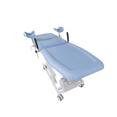 Bule Color Electric 3 Fcuntion Delivery Bed 90cm Kim loại đa chức năng Bàn phụ khoa